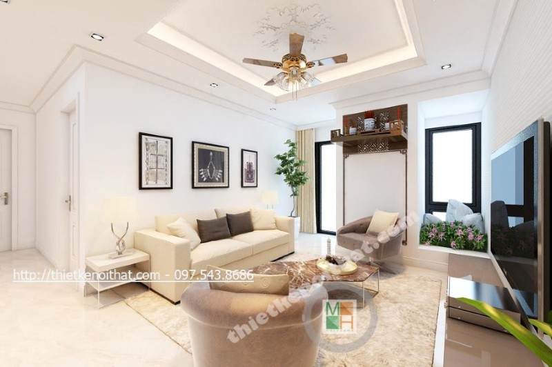 Bàn thờ treo tường đẹp được thiết kế thông minh phù hợp với không gian khiêm tốn như những căn hộ chung cư nhỏ