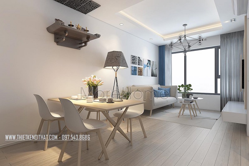 Mẫu bàn thờ treo tường hiện đại là sự lựa chọn hàng đầu khắc phục hạn chế về diện tích nhỏ cho căn phòng khách của gia chủ.
