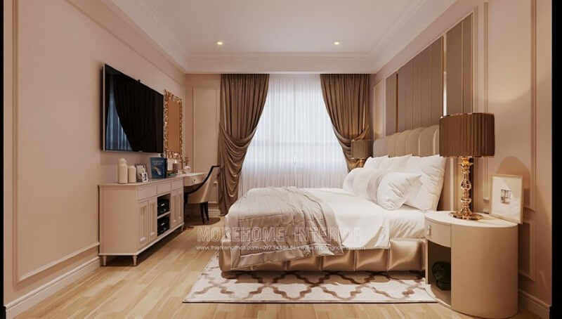 Thiết kế nội thất phòng ngủ chung cư đẹp Mẫu nội thất biệt thự tân cổ điển, hiện đại đẹp