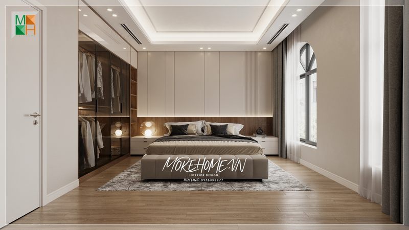 Tủ quần áo cánh kính sang trọng mang đến sự sang trọng và tô điểm cho không gian giá trị thẩm mỹ đồng thời thể hiện được cá tính riêng của gia chủ.