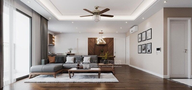 Không gian nội thất phòng khách chung cư đẹp mắt