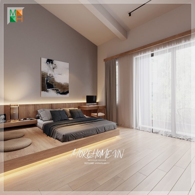 Tranh canvas treo tường trừu tượng khung gỗ tô điểm cho không gian tính nghệ thuật thẩm mỹ cao.